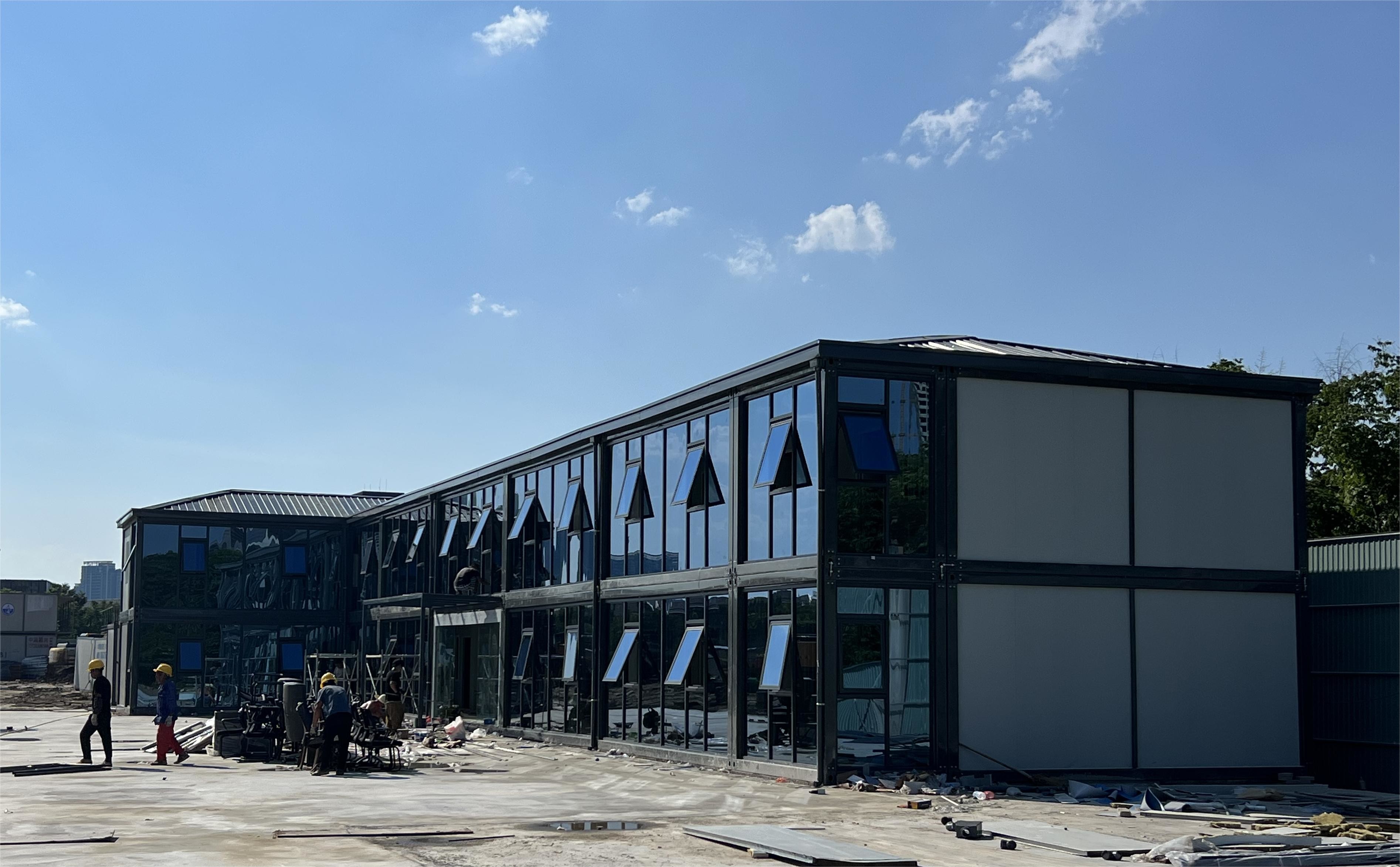 kualitas Rumah Kontainer Prefabrikasi pabrik