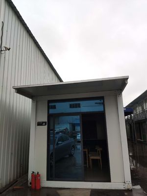 Rumah Kontainer Temporary Modular Rumah Prefab Mobil Rendah