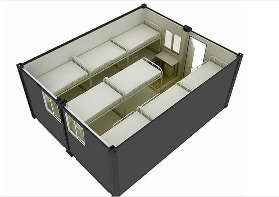 Rumah Kontainer 3 Kamar Tidur Mewah, Rumah Kontainer Pengiriman Prefab Modular