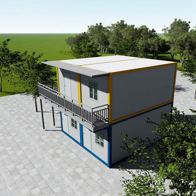 ISO bersertifikat Prefab Mobile Modular Struktur Baja Kecil Frame Mengumpulkan Flat Pack Container House