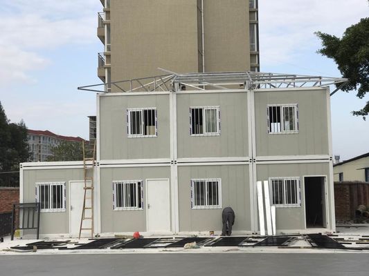 BOX SPACE tahan api isolasi panas Struktur baja prefabrikasi Bangunan hunian Rumah/rumah/bangunan modular