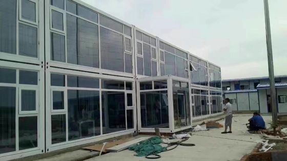 Rumah Kontainer Mini Apartemen, 40ft 20ft Kantor Portable Rumah Kontainer