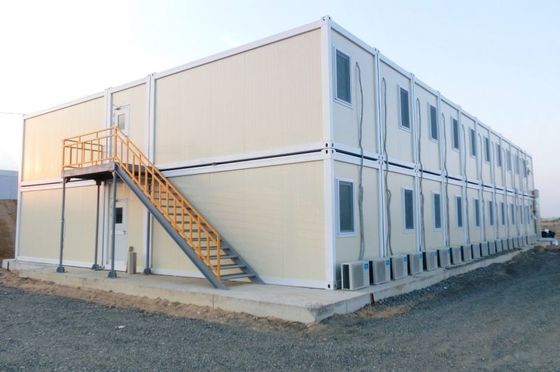 Rumah Modular Untuk Situs Konstruksi Dan Daerah Pertambangan Pekerja Asrama Prefabrikasi Bangunan Cepat Kit Rumah