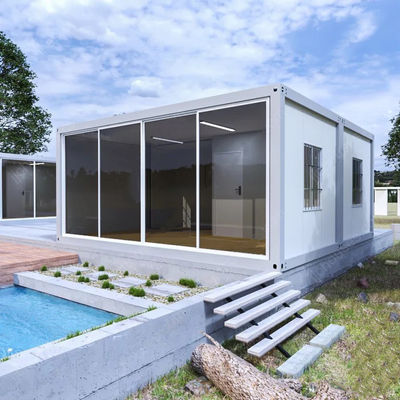 BOX SPACE Rumah Taman Kayu 20ft yang disesuaikan dengan isolasi sumur, cocok digunakan sebagai kantor kecil atau rumah liburan