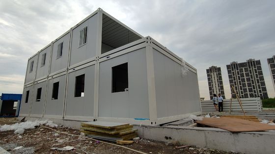 BOXSPACE Rumah konstruksi prefabrikasi Bangunan cepat Kontainer paket datar Kantor Kamar tidur Situs konstruksi Rumah prefabrikasi
