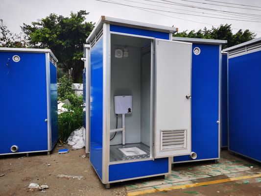 Toilet Portable Metal Prefab, Toilet Kontainer Portable EPS Untuk Taman Luar Ruang