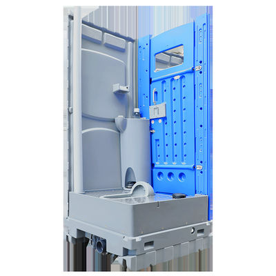 Blue HDPE Portable Toilet Toilet Mobile Shower Kabin Sanitasi