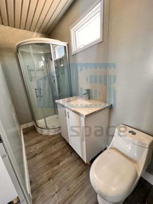 2024 Rumah Kontainer Flat Pack Modern Siap Huni Konstruksi Untuk Pekerjaan Kamar Tidur Rumah Siap Pakai yang Disesuaikan