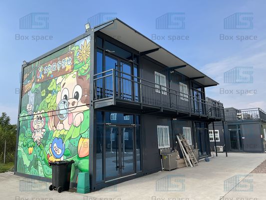 Mobil Prefab Modular Kontainer Rumah Detachable Rumah Kecil Dengan CE
