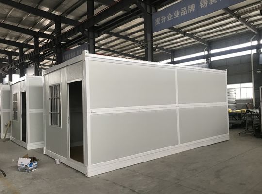 Rumah Kontainer Lapisan Portable Prefabrikasi 20ft Living Home Office Cabin