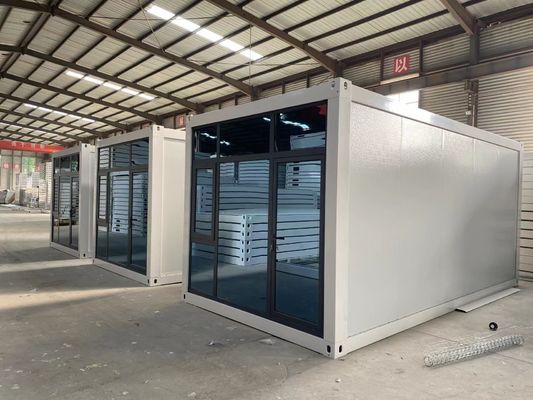 Staf Flat Pack Container House Kamar tidur Rumah mobile yang sepenuhnya dirakit 40ft