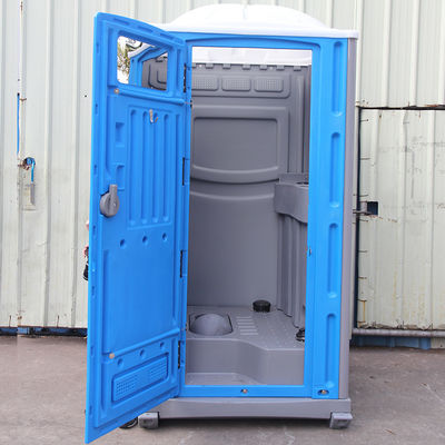 WC umum Toilet kontainer portabel, Toilet plastik prefab mobile untuk berkemah