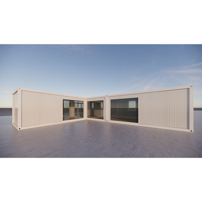 Rumah Kontainer Pengiriman Pra-dibuat 20ft Rumah Kios Prefab Modular