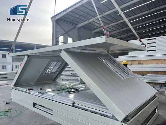 Rumah Kontainer Lipat Portable Z Rumah Ponsel Prefabrikasi Lipat