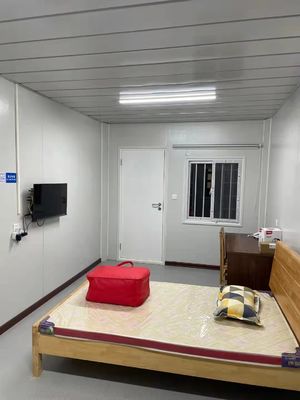 Rumah kontainer 20ft yang bergerak untuk apartemen mahasiswa tempat asrama