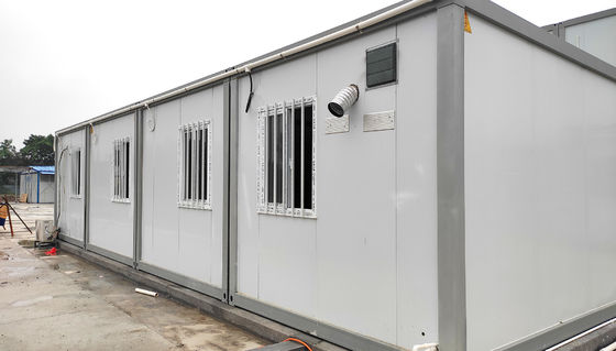 Hot Sale Modern Luxury Taman Kantor Mobil Kontainer Rumah Hurricane Proof 40Ft Rumah Prefab
