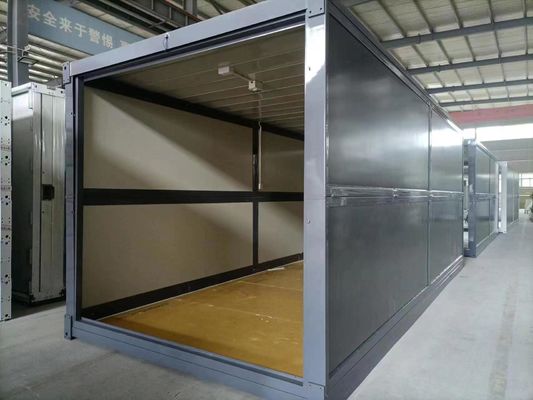 Rumah Kontainer Lipat yang Dipasang Cepat 20 Ft Mobil Kabin Modular Rumah