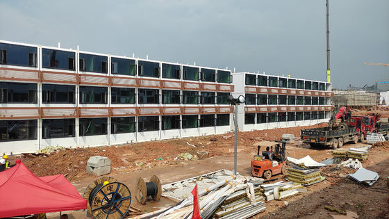 BOX SPACE Hotel Kontainer 3 Lantai Mewah, Sewa Mahasiswa Apartemen Kontainer Dengan Kamar Mandi Dan Furnitur