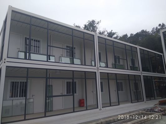 BOX SPACE Mineral Camp Container Asrama mewah Prefab Tiny 20 40 FT Modular Container Rumah Portable Situs Kantor