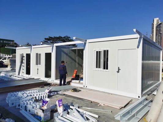 Rumah Kontainer Untuk Pekerja Kantor Van Kontainer Di Filipina Untuk Situs Pertambangan 2 Lantai Kamar Tidur