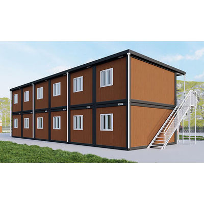 2024 Modern Baja Flat Pack Kontainer Rumah Pra-Konstruksi Buruh Kamar Tidur Disesuaikan Ruang Tinggal Siap-siap