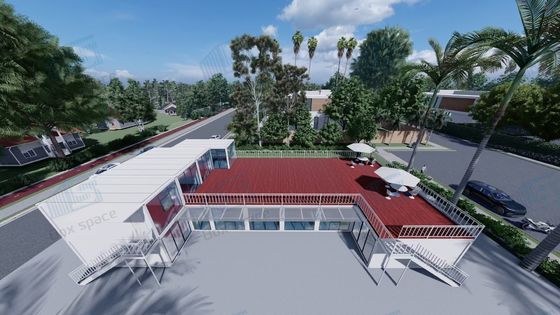 Rumah Prefabrikasi Mewah, Rumah Kontainer Pengiriman Prefabrikasi, Kantor Kontainer Prefabrikasi, Bangunan Kontainer Pengiriman