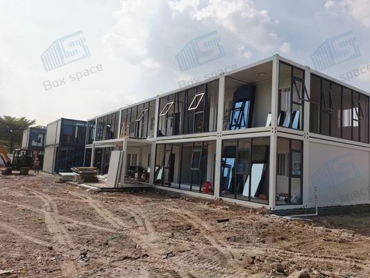 Light Steel Frame prefab kontainer kantor, Murah Siap Untuk Ship bangunan prefab baja, pengiriman kontainer prefab