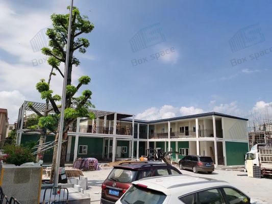 BOX SPACE Rumah Kontainer Pra Bangun, Rumah Prefab Rangka Baja, Rumah Kontainer 40 kaki, Rumah Prefab Modular