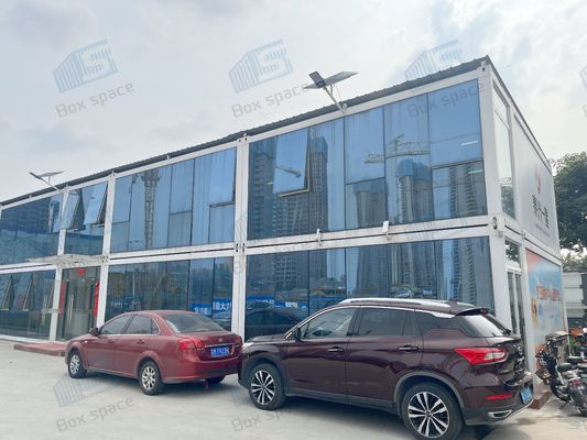 Kantor Situs Konstruksi Modular 20ft Kontainer Rumah Kontainer Prefabrik Kantor Kontainer Prebuilt Kontainer asrama