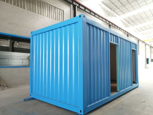 BOX SPACE Flat Pack Container Kantor Flat Pack Container House Dengan Frame yang Lebih Kuat Untuk Keamanan Dan Ketahanan