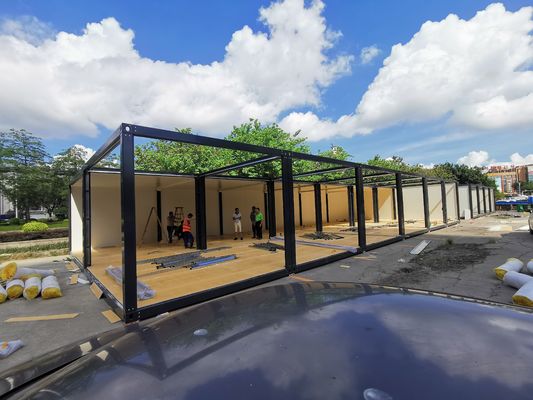 BOX SPACE Warna Lempeng Baja Aktivitas Ruang Struktur Tepat Rumah Prefab Gudang Prefab Harga Murah Gudang Prefab