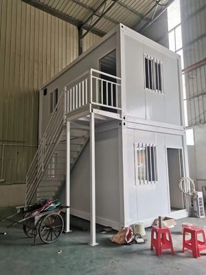 Flat Pack Container Prefabricated Camp House Temporary Shelter untuk orang tunawisma dalam gempa bumi dan perang