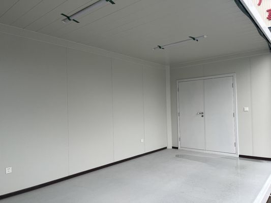 Flat Pack Steel Storage Container Flat Pack Bangunan Modular Flat Pack Portable Toilet Untuk Situs Konstruksi