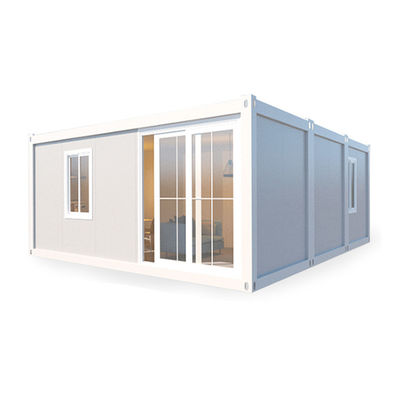 BOX SPACE 20ft 40ft Dilengkapi dengan baik Kontainer Prefab Siap Dipisahkan Kontainer Kantor Kit Rumah Dengan 2 Kamar Tidur