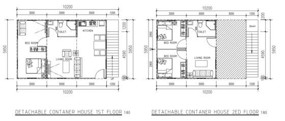 BOX SPACE Rumah Prefabricadas 3 Kamar Tidur Rumah Modul Prefabricated Rumah Prefabricadas Modular De Diseno Moderno