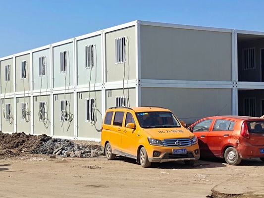 Penjualan langsung Harga wajar Rumah Kontainer 20' Produsen Harga rendah Rumah Kontainer 2 Lantai Rumah modular