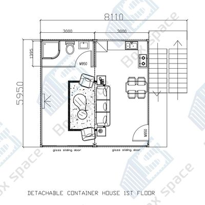 Prefab Rumah Cottage Gaya Harga yang kompetitif Lipat Prefab Rumah Kecil Gudang Penyimpanan Rumah Luar Ruang Prefabrikasi