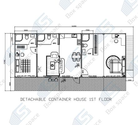 Rumah Prefab Klasik Panel Surya Rumah Kecil Dengan Patio Rumah Mansion Mewah Prefabrikasi Untuk Motel Atau Penggunaan Sendiri