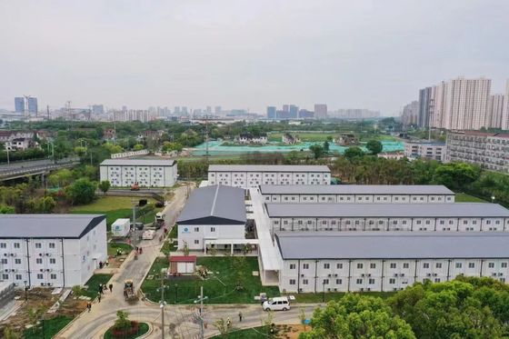 Rumah kecil siap untuk kapal Rumah kontainer dengan kamar mandi Struktur modular pra-fabrikasi Flat Pack Container House