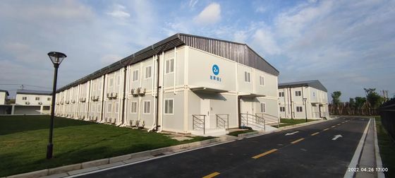 Kit Kabin Log 20 Kaki Rumah Prefab Rumah Modern Prefab 2 Lantai Honduras Rumah Kontainer Prefab Biaya Rendah Dengan Isolasi Mineral