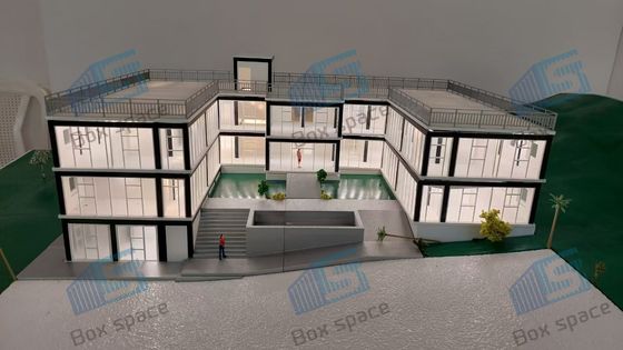 Rumah Kontainer yang Bisa Dipotong Untuk Kamar Tidur Pekerja Dan Kantor Lokasi Dengan Ukuran Pemesanan Fleksibel Dan Instalasi Mudah