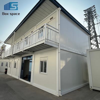 Rumah Modular hemat energi Unit Perumahan Adaptif Rumah Berkelanjutan Modern Untuk Situs Konstruksi Kamar tidur Pekerja Dan Kantor Situs